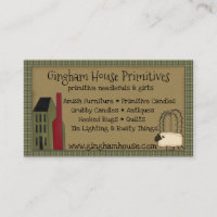 Salette & En vichy Carte de visite primitif Grungy