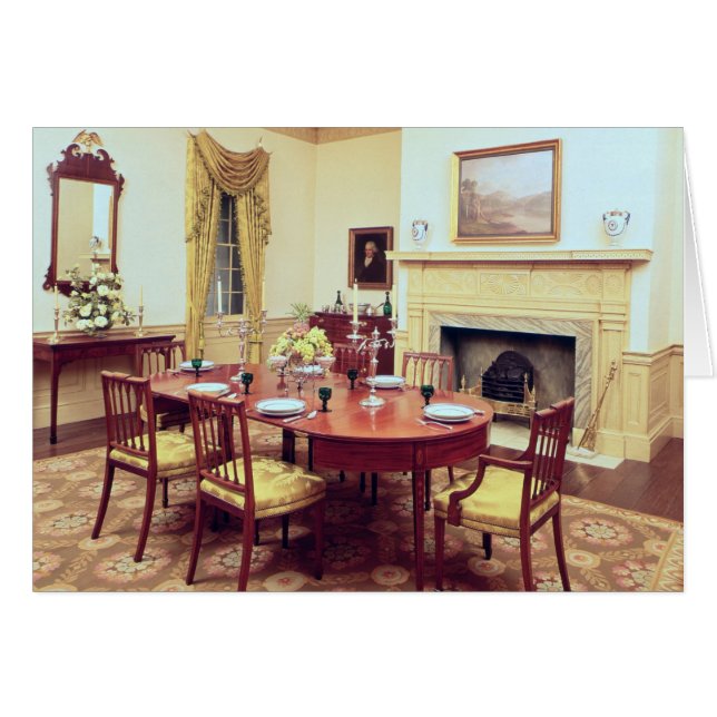 Salle à manger blanche de Hall, près de Charleston (Devant horizontal)