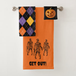Salle de bain à thème Halloween éffrayant