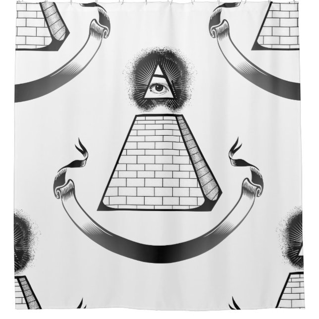 salle de bain avec rideau de douche illuminati (Devant)