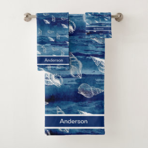 Salle de bain blanche marine marine