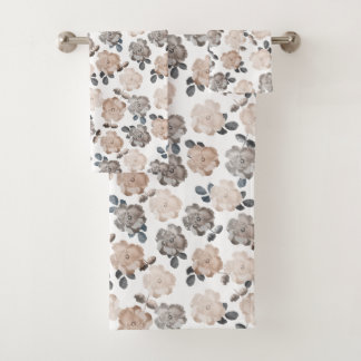 Salle de bain Rose vintage main, corps, ensemble d