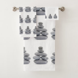 Salle de bain Serviettes Galets