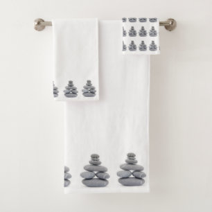 Salle de bain Serviettes Galets