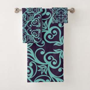 SALLE DE BAINS ABSTRAITE DE STYLE NOIR AQUA