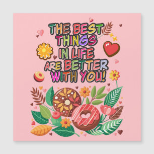 Salle de classe Saint-Valentin Boho Donuts et fleu