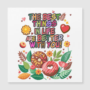 Salle de classe Saint-Valentin Boho Donuts et fleu