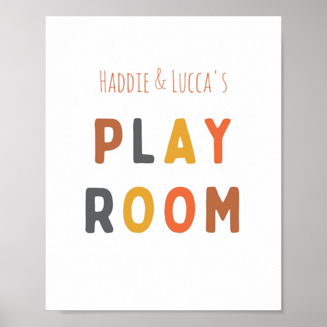 salle de jeu Personnalisé Poster & Imprimés (Devant)