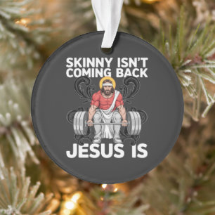 Salle de sport Jésus Workout Skinny ne revient pas