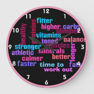 salle de sport ou sport horloge de motivation