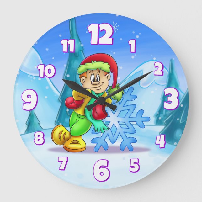 Salle Enfants Horloge ronde (Recto)