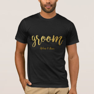 Salle personnalisée Impression Gold T-shirt