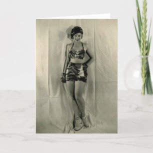 Sally Rand début des années 1930 PR photo carte de