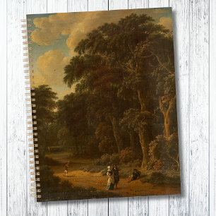 Salomon Rombouts - Paysage forestier avec forêt...