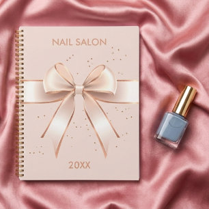 Salon à ongles beauté satin arc mignonne affaires