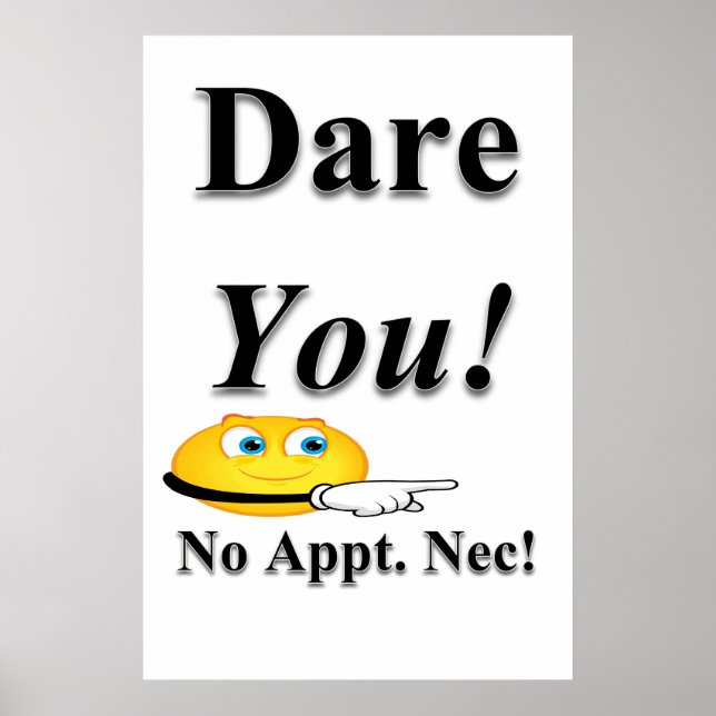 Salon Barbershop Posters Dare you (Devant)