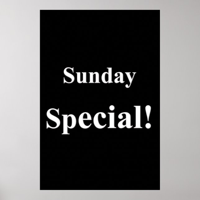 Salon Barbershop Posters dimanche spécial (Devant)