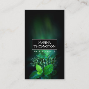 Salon botanique élégant d'I, carte de visite de