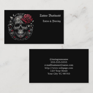 Salon d'artiste tatouage Carte de visite