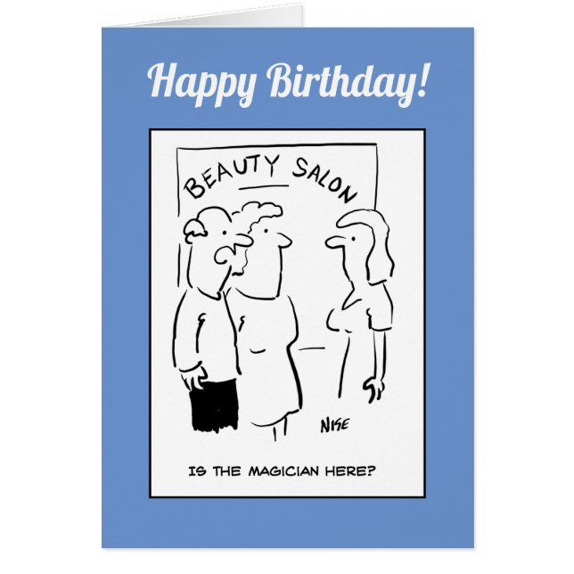 Salon de beauté Anniversaire - Mari demande pour l (Devant)