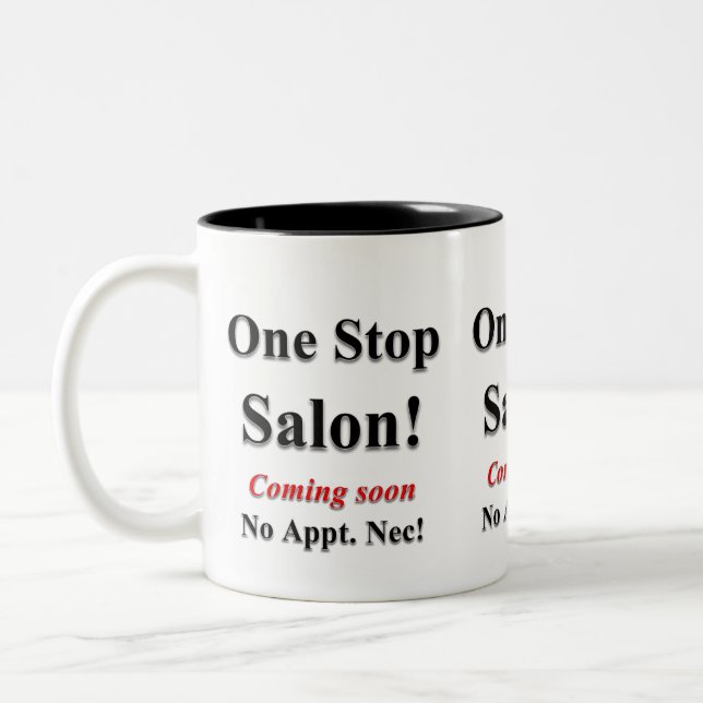 Salon De Beauté, Barbershop, Tannage, Mugs De Salo (Gauche)