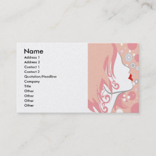 Salon de beauté ou carte de visite de boutique de