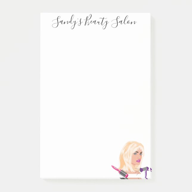 Salon de Beauté Post-it (Devant)