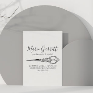 Salon de ciseaux vintages magnétique