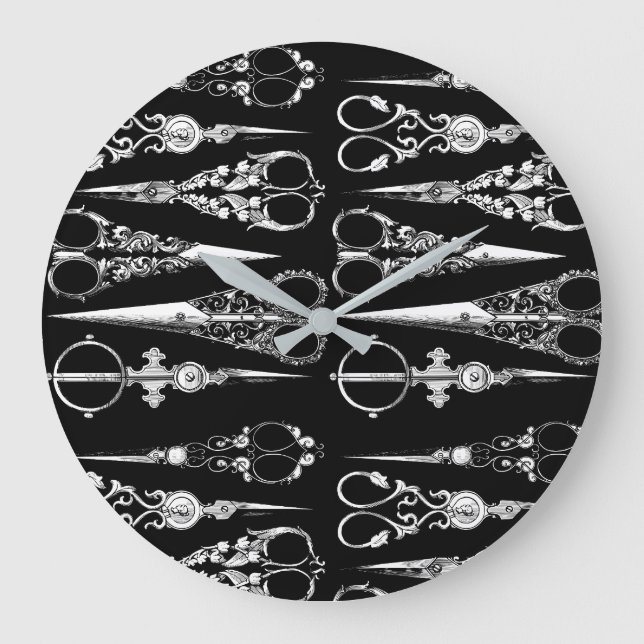 Salon de coiffure Salon de beauté Coiffeur Horloge (Recto)