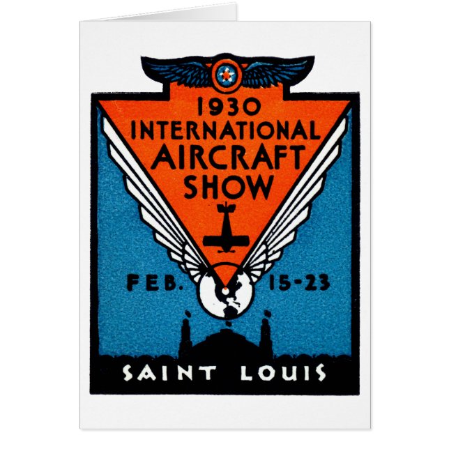 Salon de l'aéronautique 1930 de St Louis (Devant)