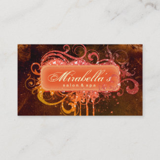 Salon de Parties scintillant Carte de visite de br