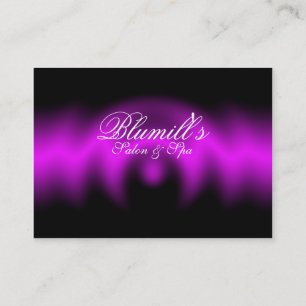 Salon de thérapie de massage et carte de visite d