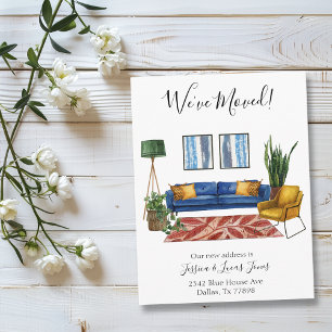 Salon Déménagement Faire-part Nous avons déménagé