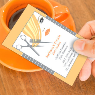 Salon des cheveux Cartes de visite