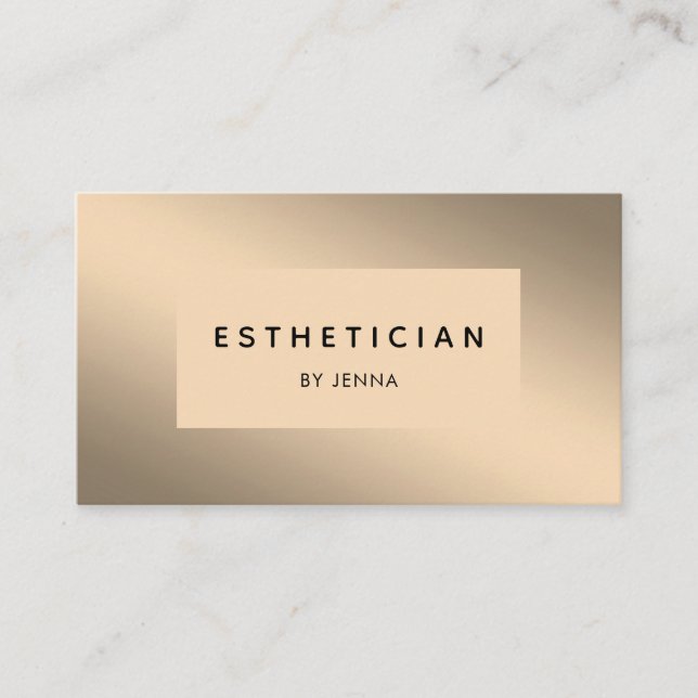 Salon d'or moderne Carte de visite Visitenkarte (Devant)