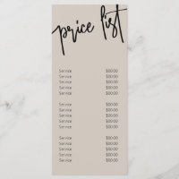 Salon moderne Nails Beige Tarifs Menu Services