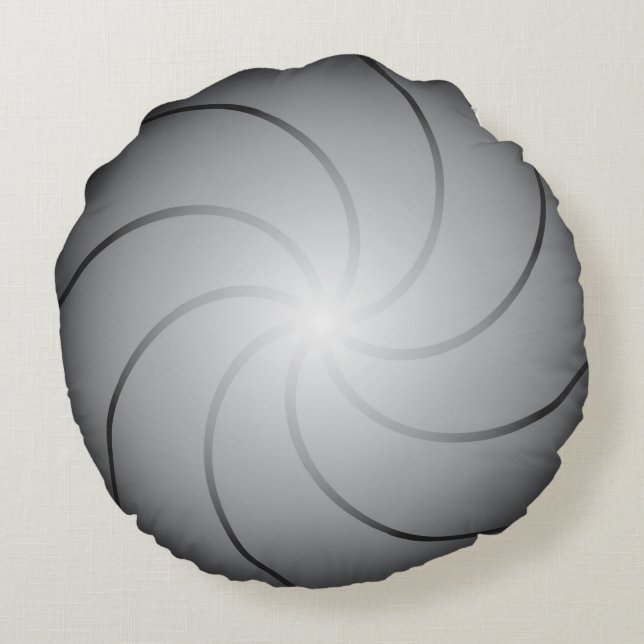 Salon portait coussin en spirale cool (Dos)