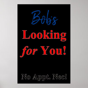 Salon Posters Barbershop Vous Cherchant