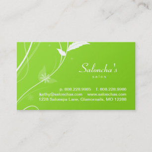 Salon vert Spa ou Carte de visite paysager