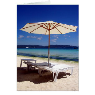 salons de plage blanc