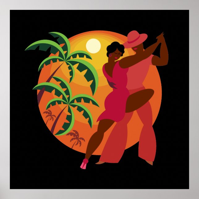 Salsa Dancer Series 2 Poster Lg. (Devant)