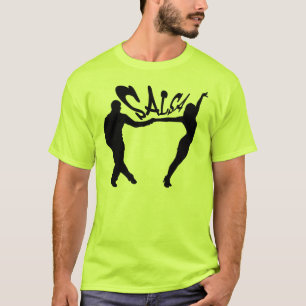SALSA DANSANT LE T-SHIRT DE SALSERO ET DE SALSERA
