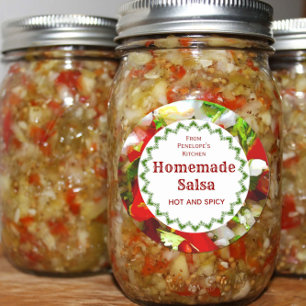 Salsa Maison De Votre Étiquette De Cuisine