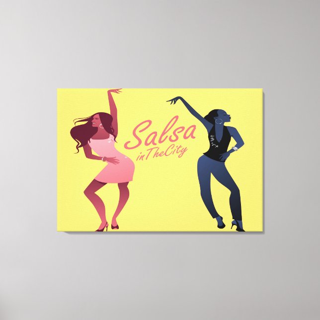 Salsa - toile Imprimer (Recto)