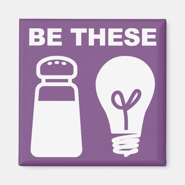 Salt and Light Christian Fridge Magnet (Devant)