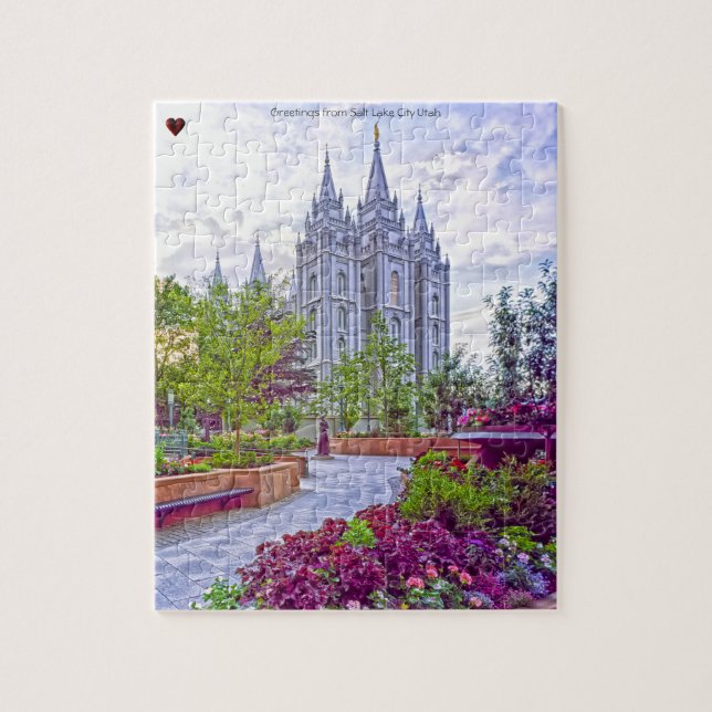 Salt Lake City Utah Jigsaw Puzzle (Vertical)