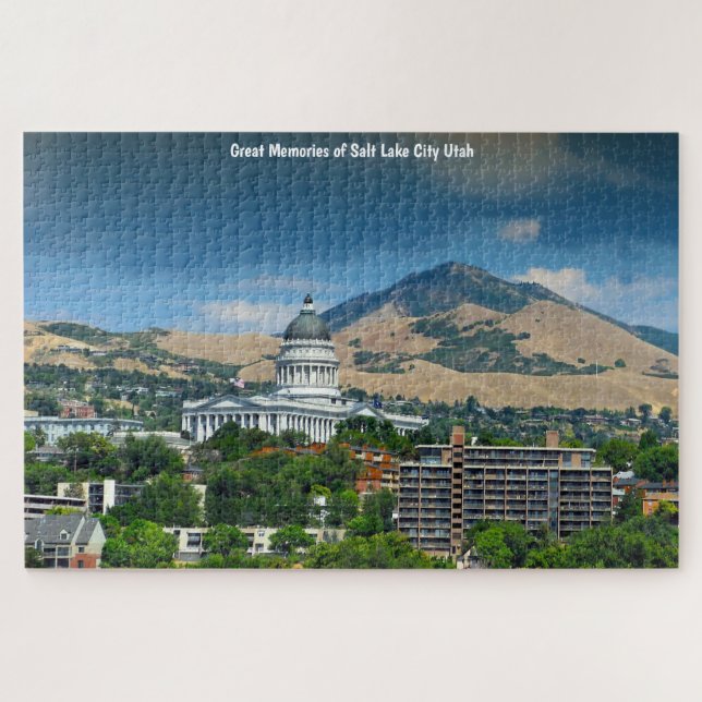 Salt Lake City Utah. Puzzle (Horizontal)