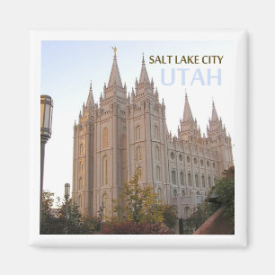 Salt Lake City Utah Travel Souvenir Frigo Magnet