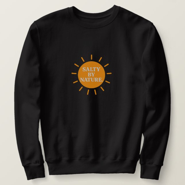 SaltyByNature Sweatshirt Sun & Snowman (Design devant)
