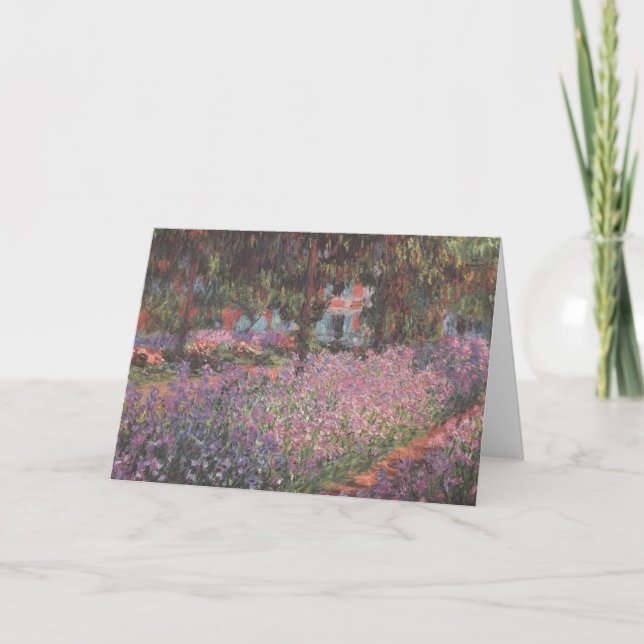 Saluant 123 cartes - jardin de Monets dans Giverny (Devant)